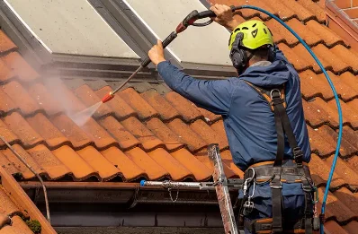 Démoussage et hydrofuge de toiture à Bissezeele